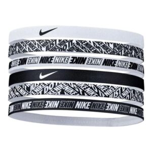 6-Pack Logo Headbands Set White/Grey/Black