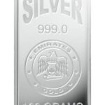 Emirates 100g Pure Silver Bar 999 - 100 Grams