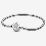 Pandora Moments Sparkling Crown O Snake Chain Bracelet for Women Circumference 20cm