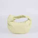 Bottega Veneta Light Yellow Intrecciato Mini Jodie Hobo