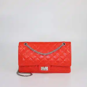 Chanel Coral Red Quilted 227 Reissue 2.55 Flap Bag