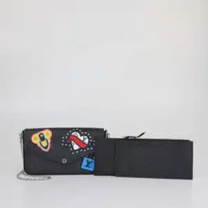 Louis Vuitton Black Epi Patches Felicie Pochette